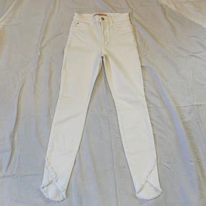 Joe’s Jeans White Flawless The Charlie High Rise Skinny Ankle Size 25